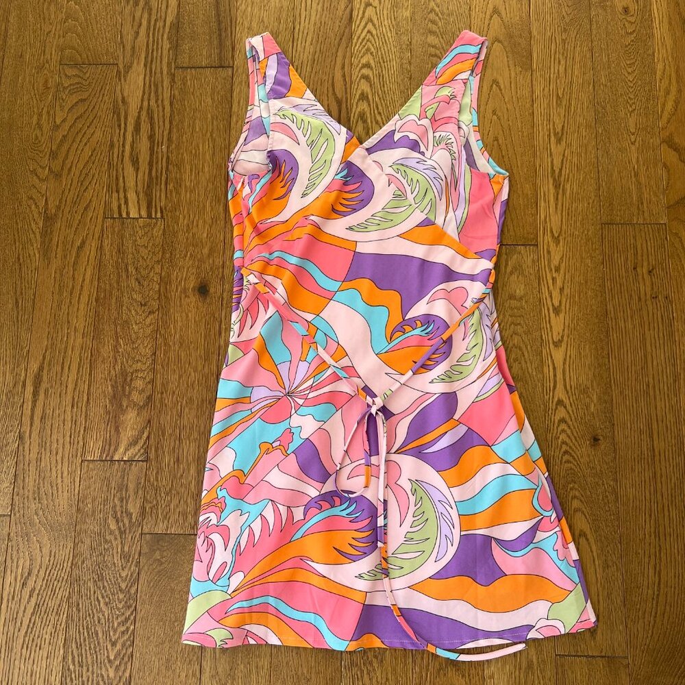 Princess Polly Multi-Color Psychedelic Mini Dress - Picture 7 of 8